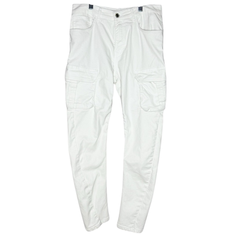 Zara | White Twisted Seam Cargo Pants | Women’s Size 30 | EUC